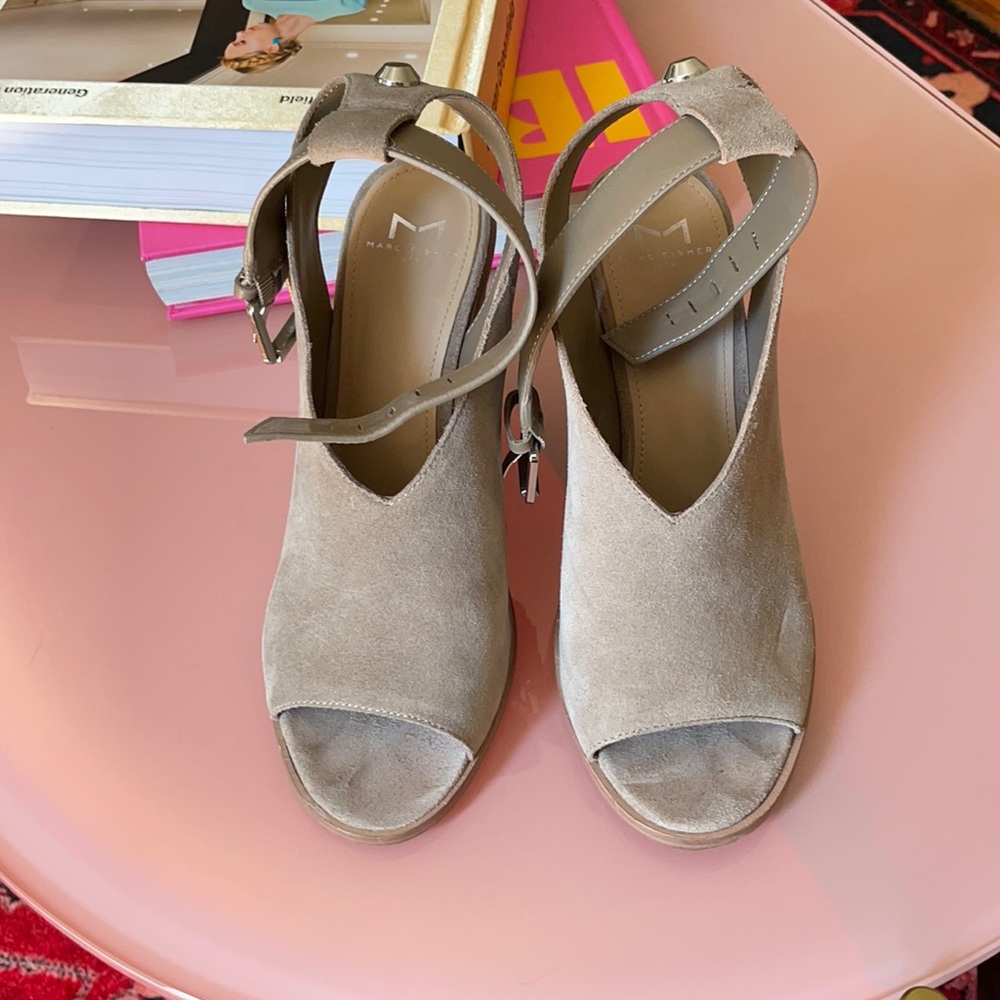 Mar fisher ltd suede heeled sandals
